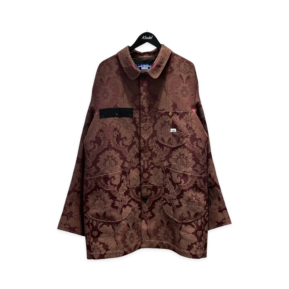 JUNYA WATANABE MAN x Lee W-Name Jacquard Coat "Wine Red"