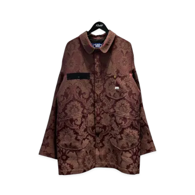 JUNYA WATANABE MAN x Lee W-Name Jacquard Coat "Wine Red"