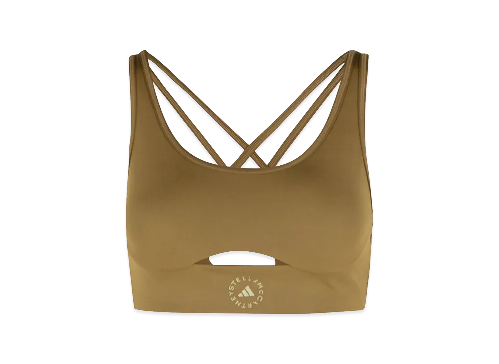 STELLA McCARTNEY Women's Polyester Blend Top "Dark Yellow/Army Green"