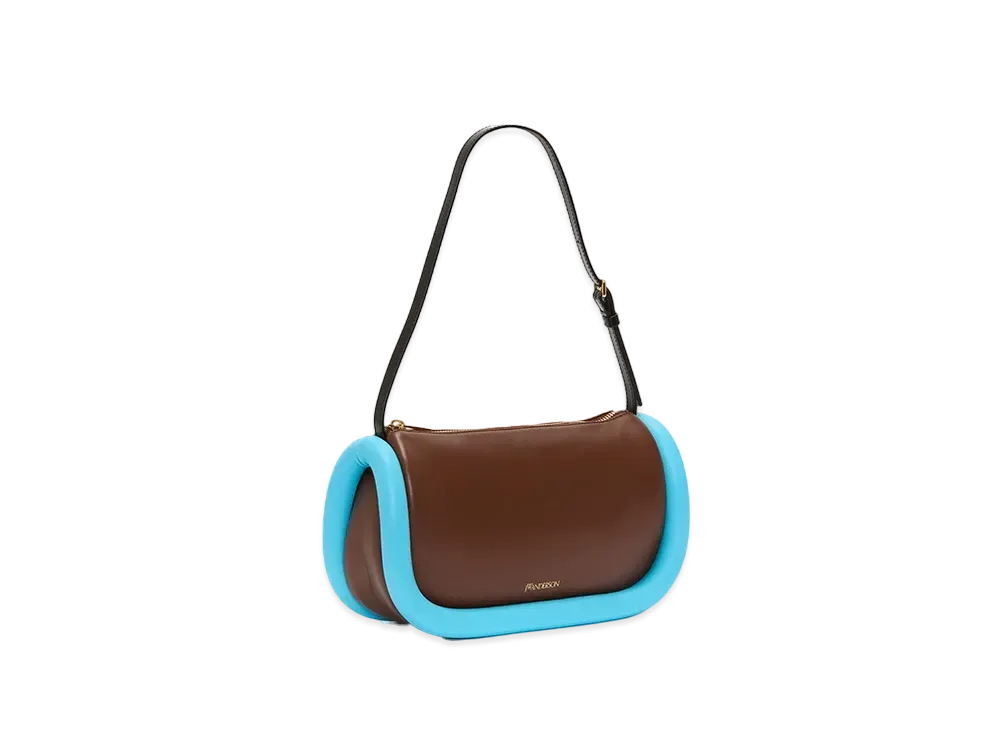 JW ANDERSON Bumper 15 Leather Shoulder Bag "Brown"