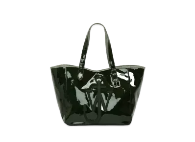 JW ANDERSON Belted Coated Denim Tote Bag "Gray"