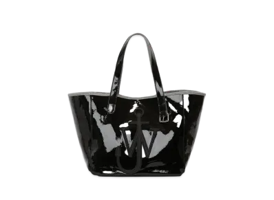 JW ANDERSON Belted Coated Denim Tote Bag "Black"