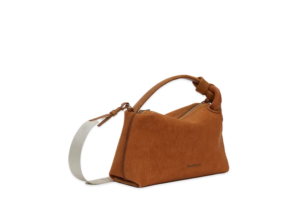 JW ANDERSON Corner Canvas Top-Handle Bag "Brown"