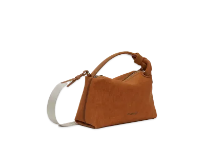 JW ANDERSON Corner Canvas Top-Handle Bag "Brown"