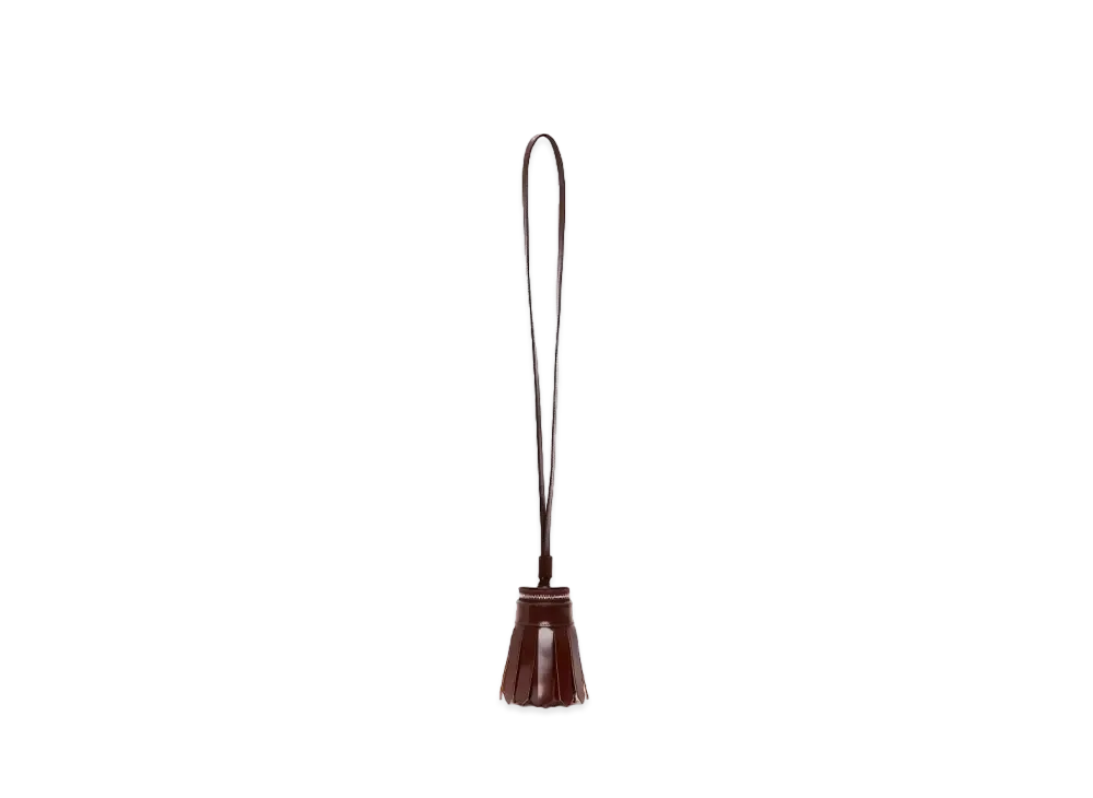 JW ANDERSON Mini Tassel Leather Cross-Body Bag "Brown"