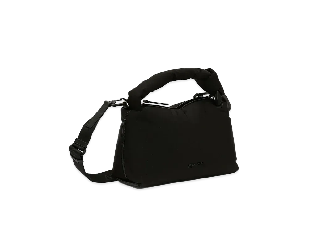 JW ANDERSON Puffy Corner Nylon Top-Handle Bag "Black"