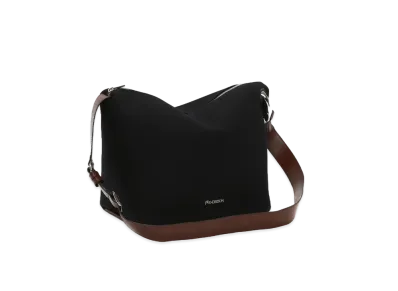 JW ANDERSON Corner Leather Cross-Body Bag "Black"