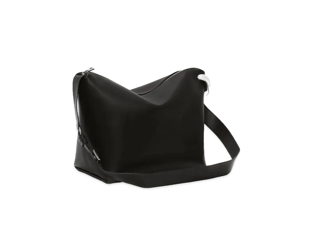 JW ANDERSON Corner Leather Cross-Body Bag "Black"