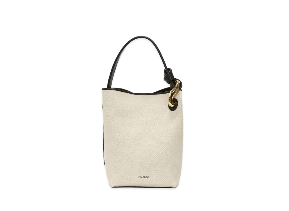 JW ANDERSON Corner Bucket Bag "Beige"