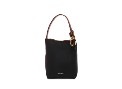 JW ANDERSON Corner Bucket Bag "Black"
