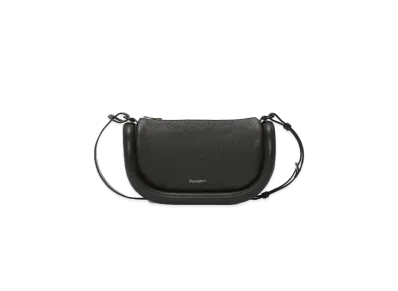 JW ANDERSON Bumper 12 Leather Crossbody Bag "Black"