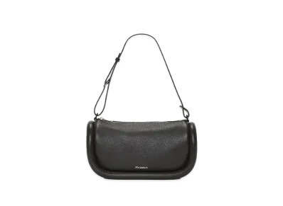 JW ANDERSON Bumper 15 Webstrap Leather Cross-Body Bag "Black"