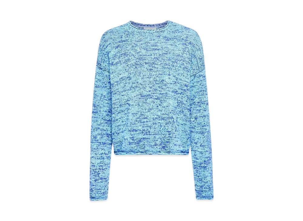 JW ANDERSON Space-Dyed Crewneck Sweater "Blue"