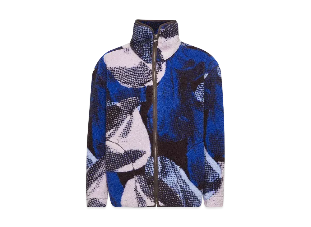 JW ANDERSON Printed Zip-Front Jacket "Blue"