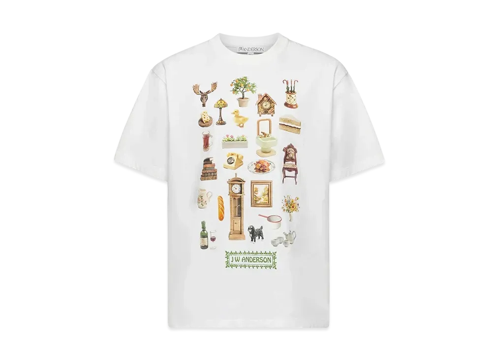 JW ANDERSON DIORAMA Print Tee "White"