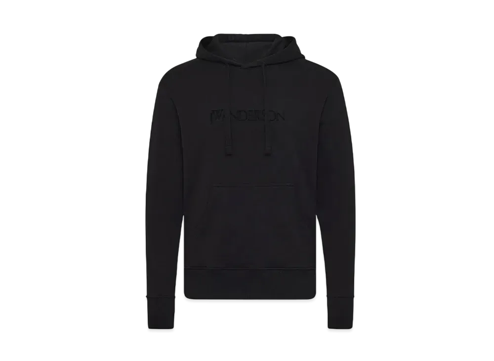 JW ANDERSON Logo Embroidered Hoodie "Black"