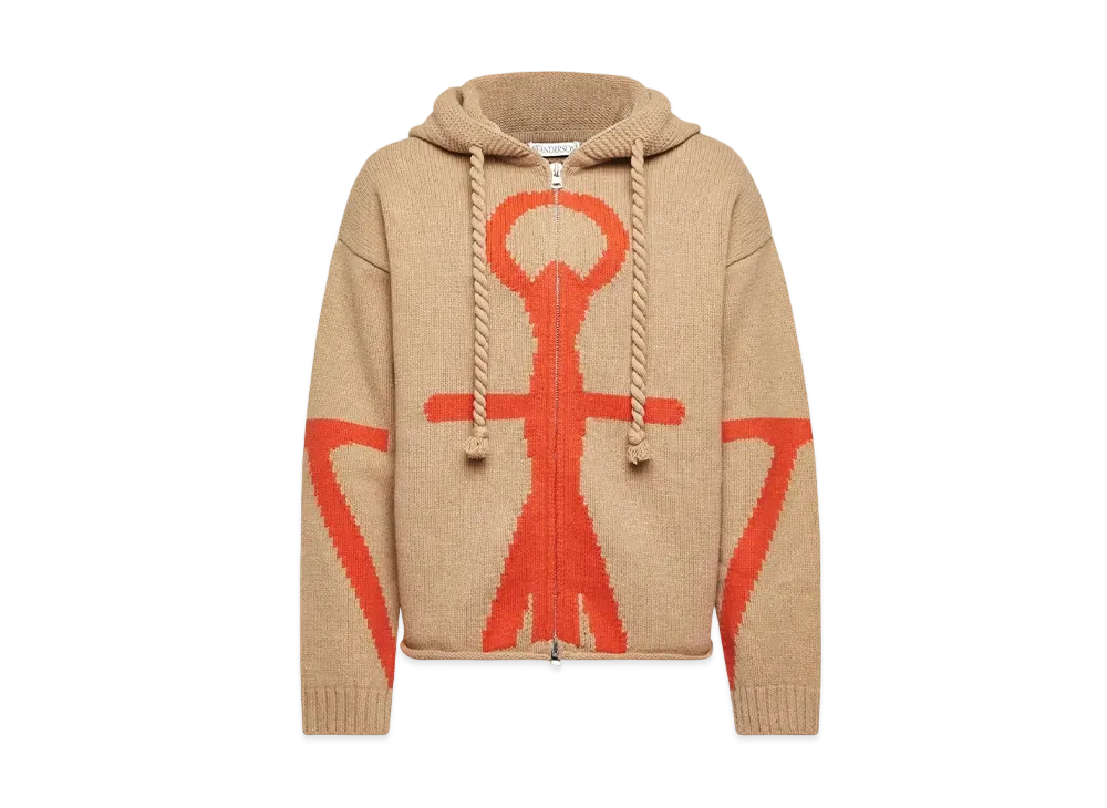 JW ANDERSON Anchor Logo Hoodie "Beige"
