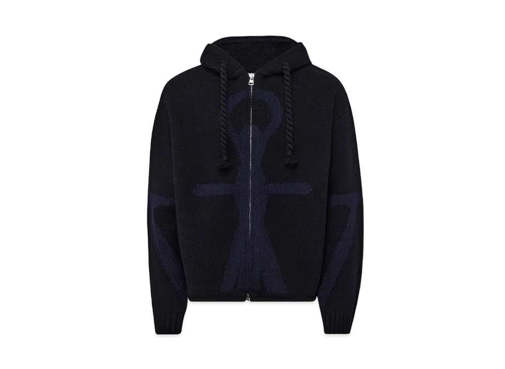 JW ANDERSON Anchor Logo Hoodie "Black"