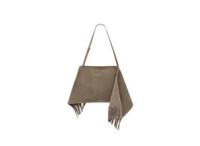 JW ANDERSON Medium Scarf Suede Shoulder Bag "Beige"
