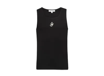 JW ANDERSON Anchor Logo Tank Top "Black"