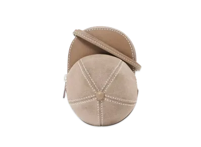 JW ANDERSON Mini Cap Suede Crossbody Bag "Brown"