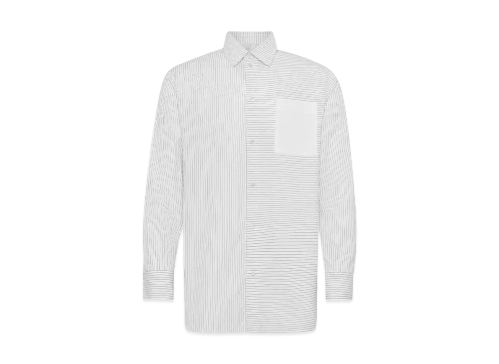 JW ANDERSON Contrast Patch Pocket Shirt "White"