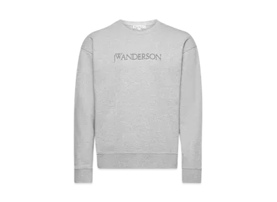 JW ANDERSON Logo Embroidered Sweatshirt "Gray"