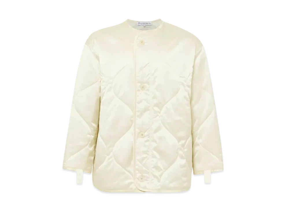 JW ANDERSON Oversized Quilted Jacket "White"