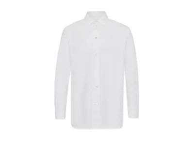 JW ANDERSON Classic Fit Oxford Shirt "White"