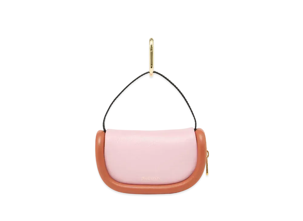 JW ANDERSON Bamber 7 Leather Micro Bag "Pink"