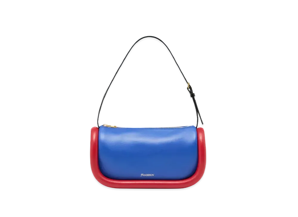 JW ANDERSON Bumper 15 Leather Shoulder Bag "Blue"