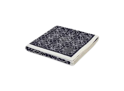LOEWE Anagram Towel "Navy Blue"