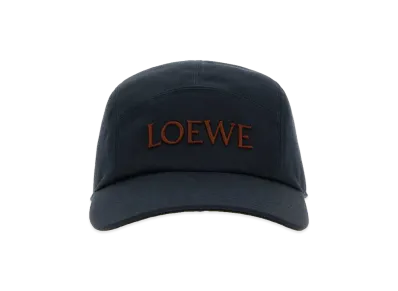LOEWE Dark Blue Canvas Camp Baseball Cap "Blue"