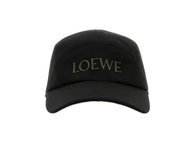 LOEWE Black Canvas Camp Baseball Cap "Black"