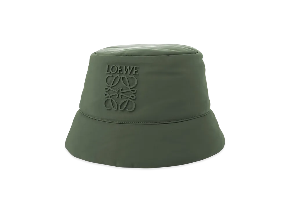 LOEWE Puffy Bucket Hat "Khaki Green"