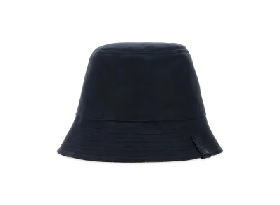 LOEWE Navy Blue Canvas Reversibile Bucket Hat "Blue"