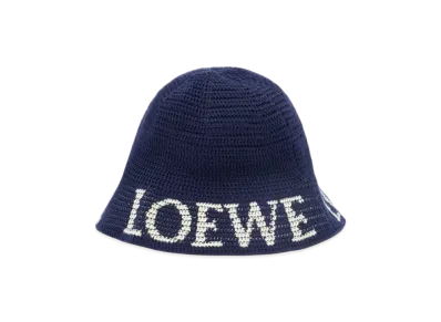 LOEWE Bucket Hat "Deep Navy"