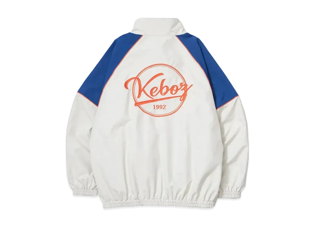 KEBOZ 2TONE TRACK JACKET "White"