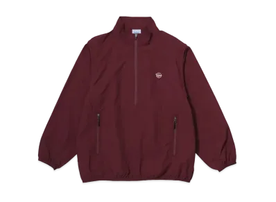 KEBOZ NYLON CONVERTIBLE HALF ZIP "Burgundy"