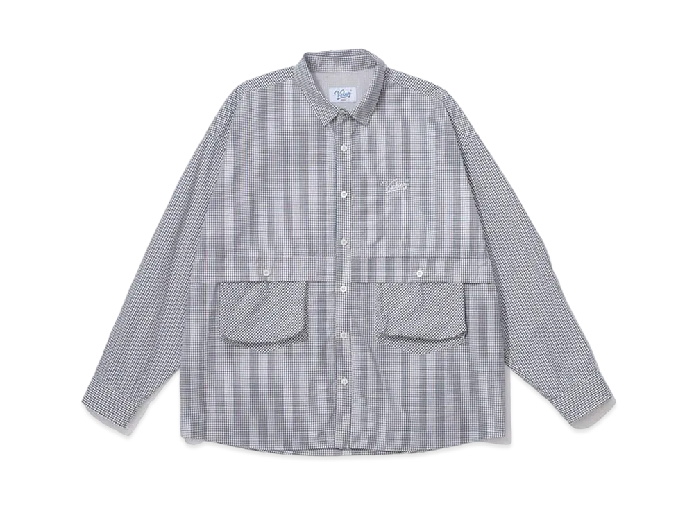 KEBOZ CHECK BALL SHIRT "White"