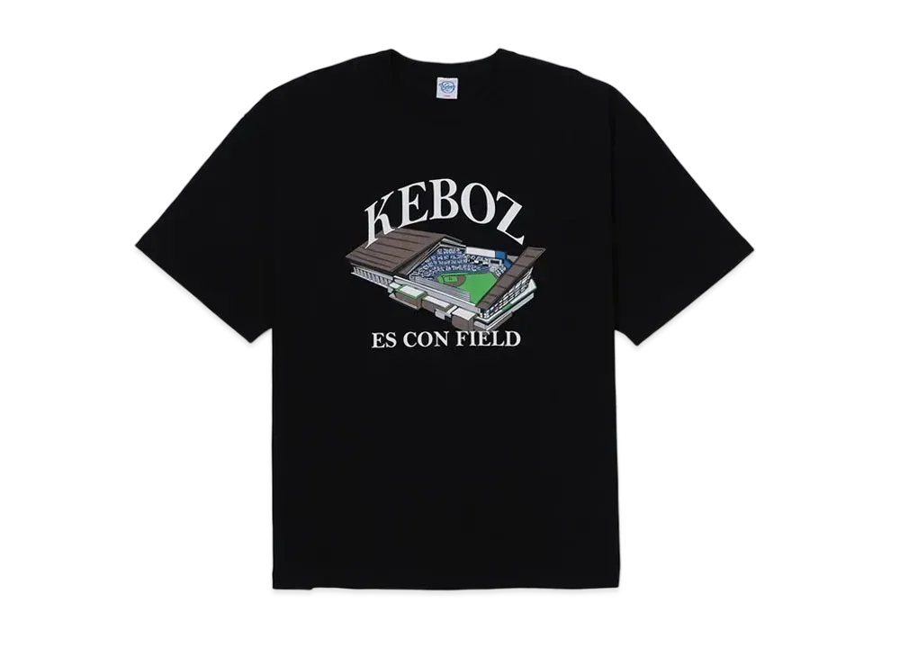 KEBOZ / FIGHTERS ES CON FIELD 01 S/S TEE "Black"