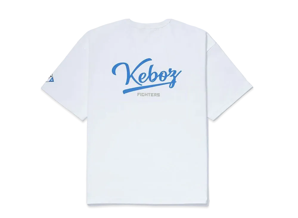KEBOZ / FIGHTERS LOGO S/S TEE "White"