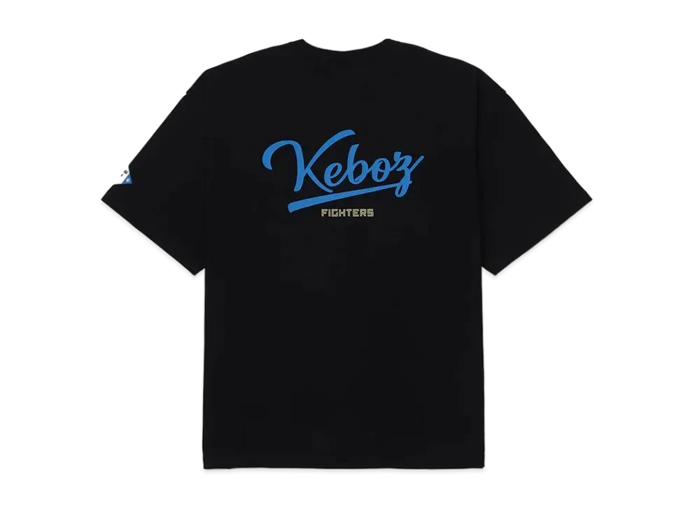 KEBOZ / FIGHTERS LOGO S/S TEE "Black"