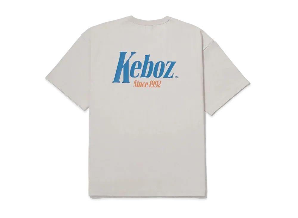 KEBOZ TM S/S TEE "Cream"