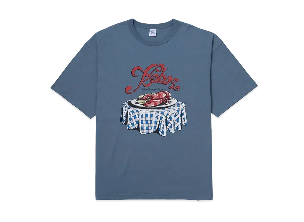 KEBOZ EDL S/S TEE "Slate Blue"