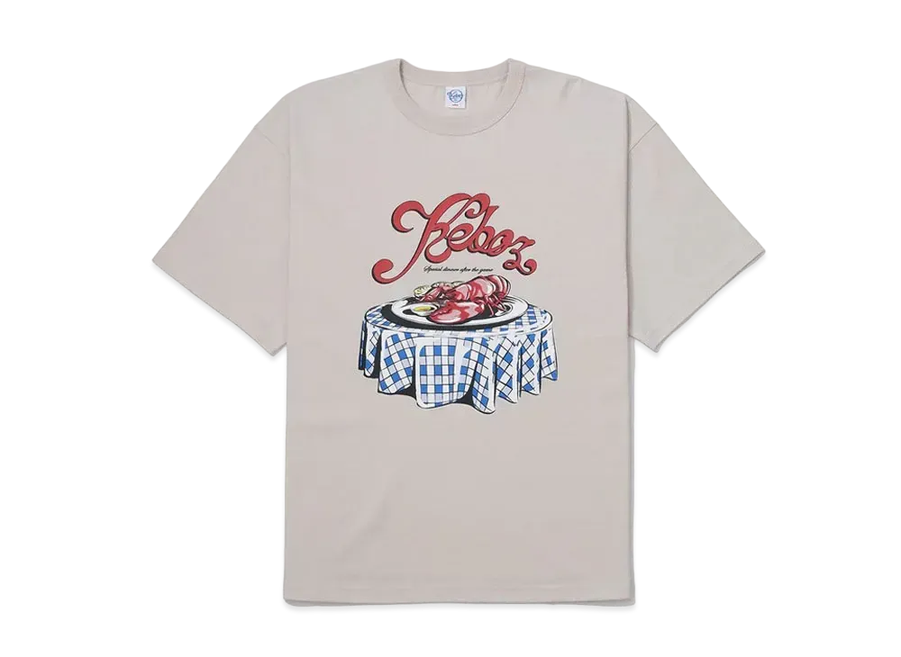 KEBOZ EDL S/S TEE "Cream"