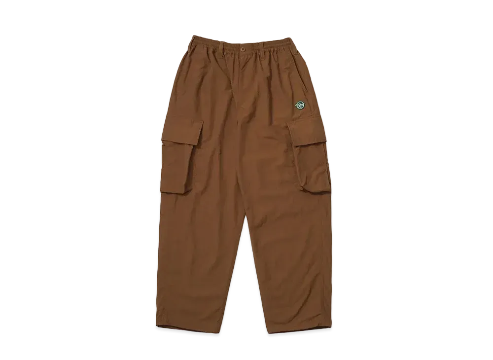 KEBOZ NYLON CARGO PANTS "Brown"