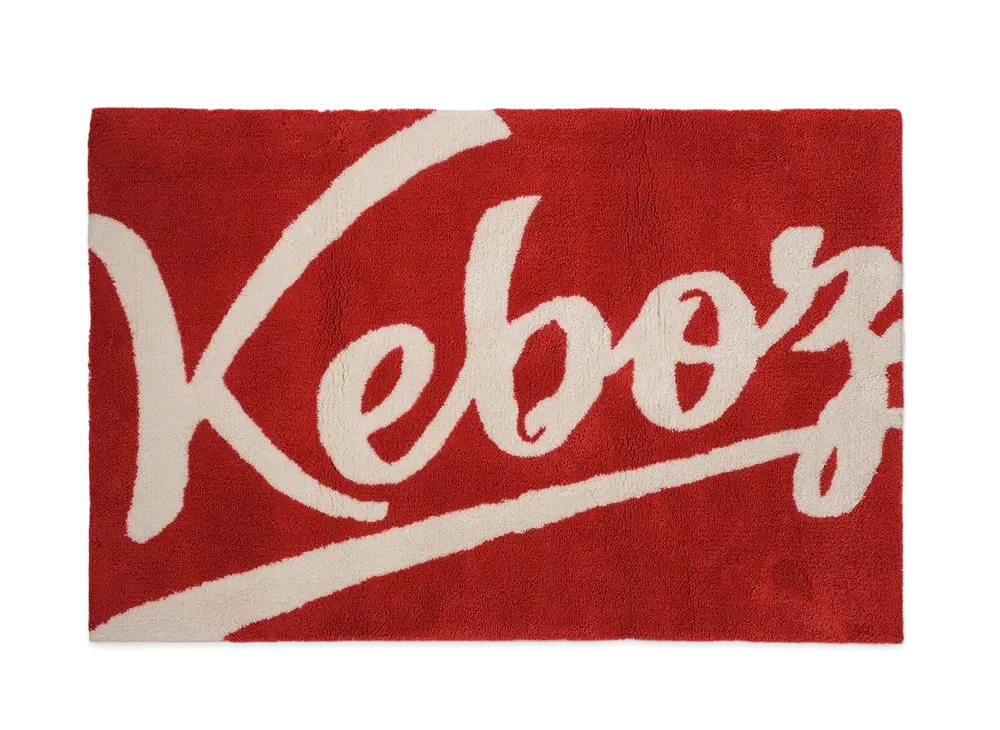 KEBOZ ICON BIG RUG "Red"