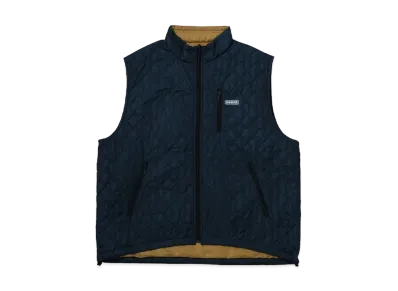 KEBOZ x NANGA Reversible Down Vest "Navy"