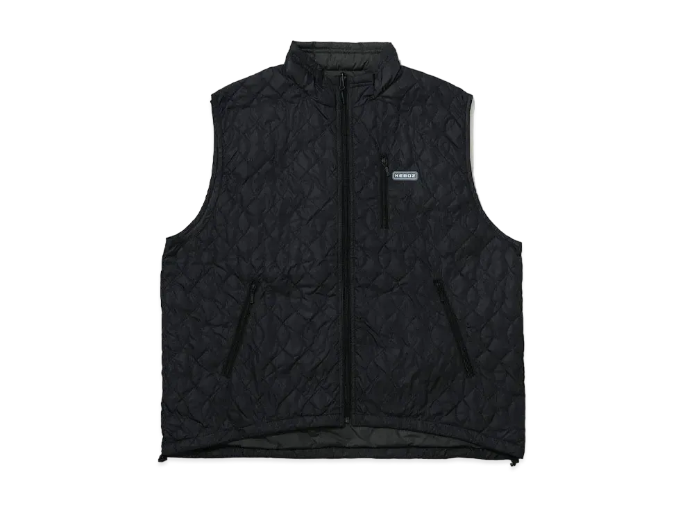 KEBOZ x NANGA Reversible Down Vest "Black"